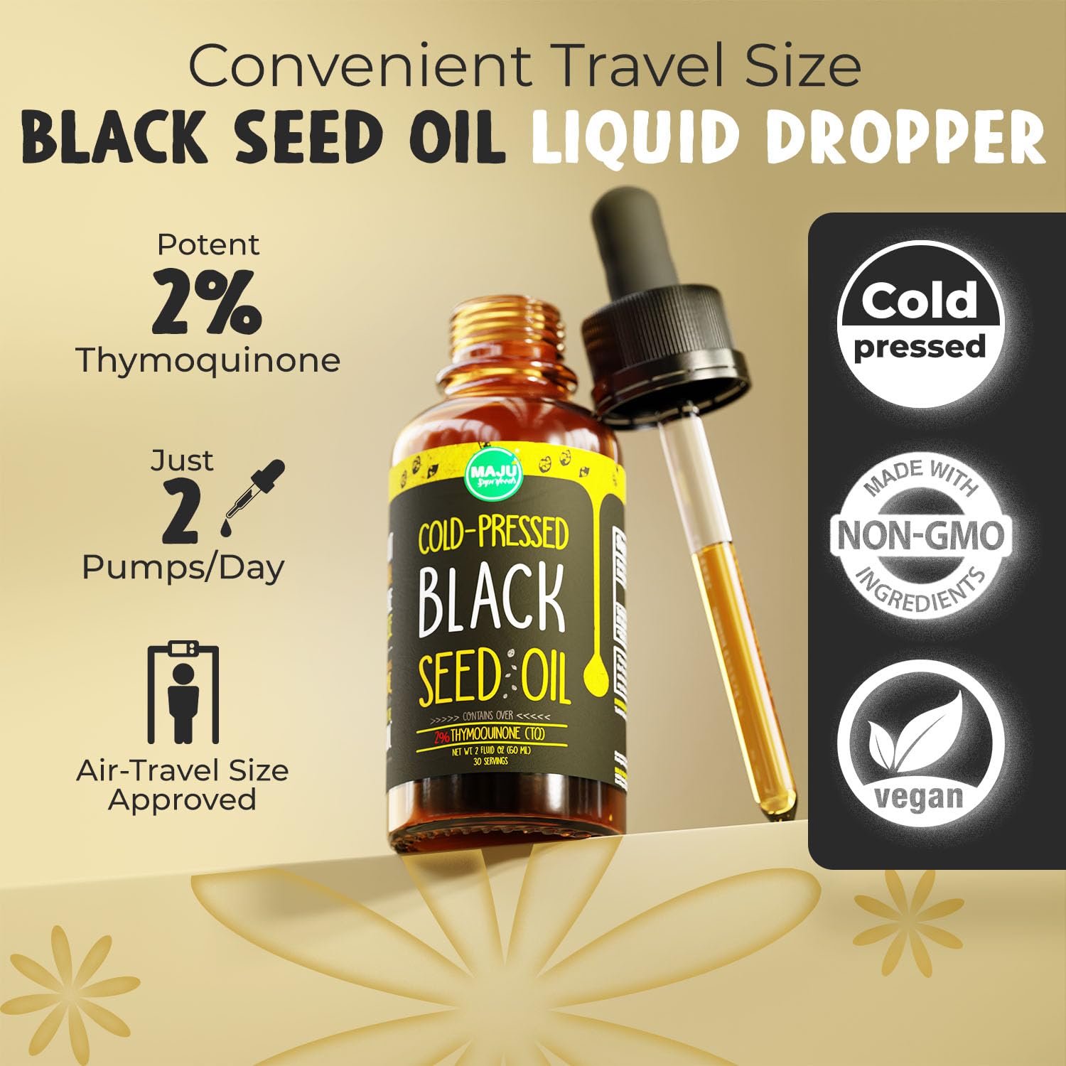 Foto 4 pulgar | Aceite De Semilla Negra Maju, 60 Ml, Prensado En Frío, 100% Comino Negro Turco - Venta Internacional.