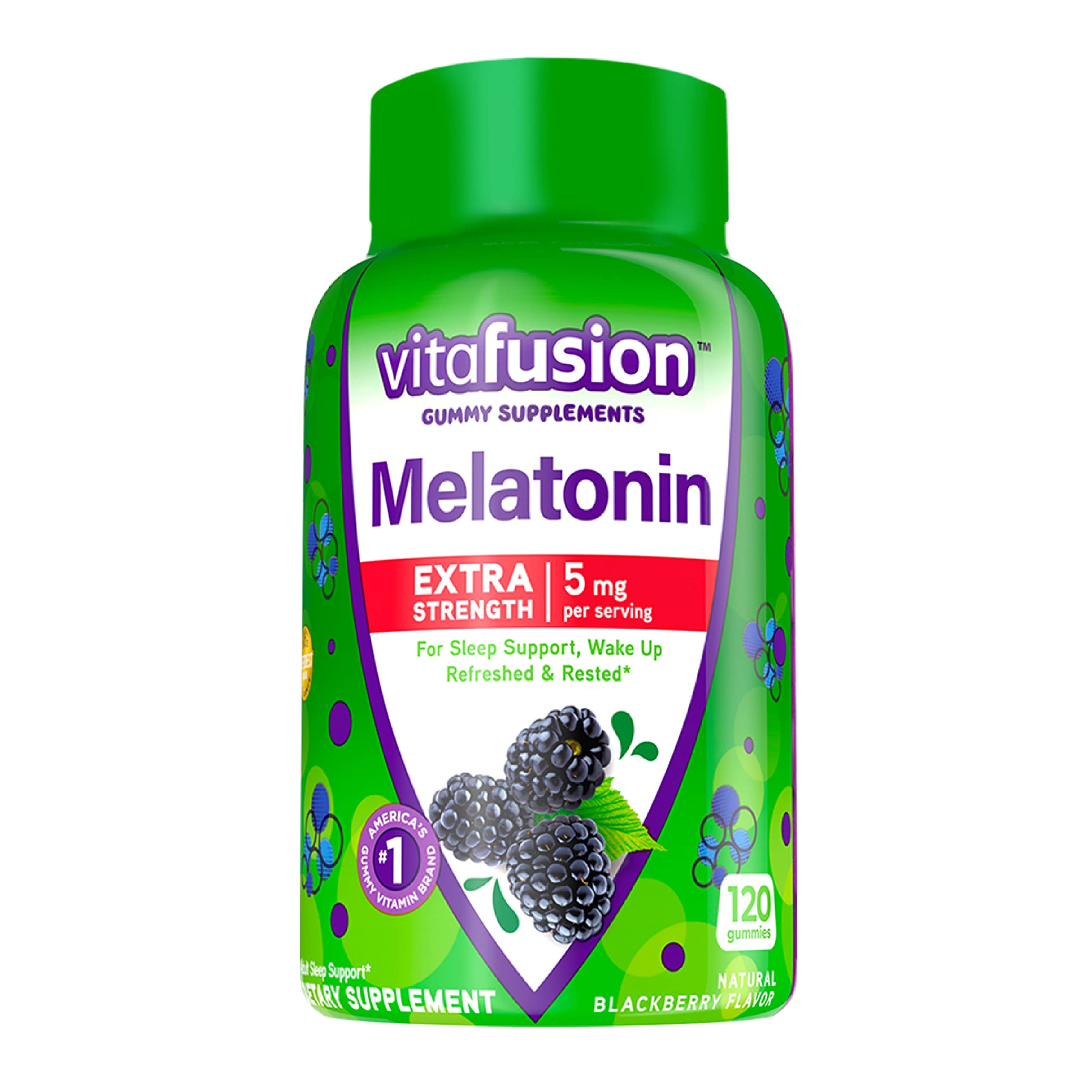 Foto 2 pulgar | Gomitas Vitafusión Extra Strength Vitamins De Melatonina 5 Mg 120 Unidades - Venta Internacional