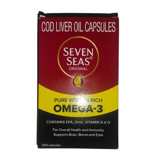 Foto 3 | Suplemento De Aceite De Pescado De Hígado De Bacalao Seven Seas 500 Cápsulas - Venta Internacional.
