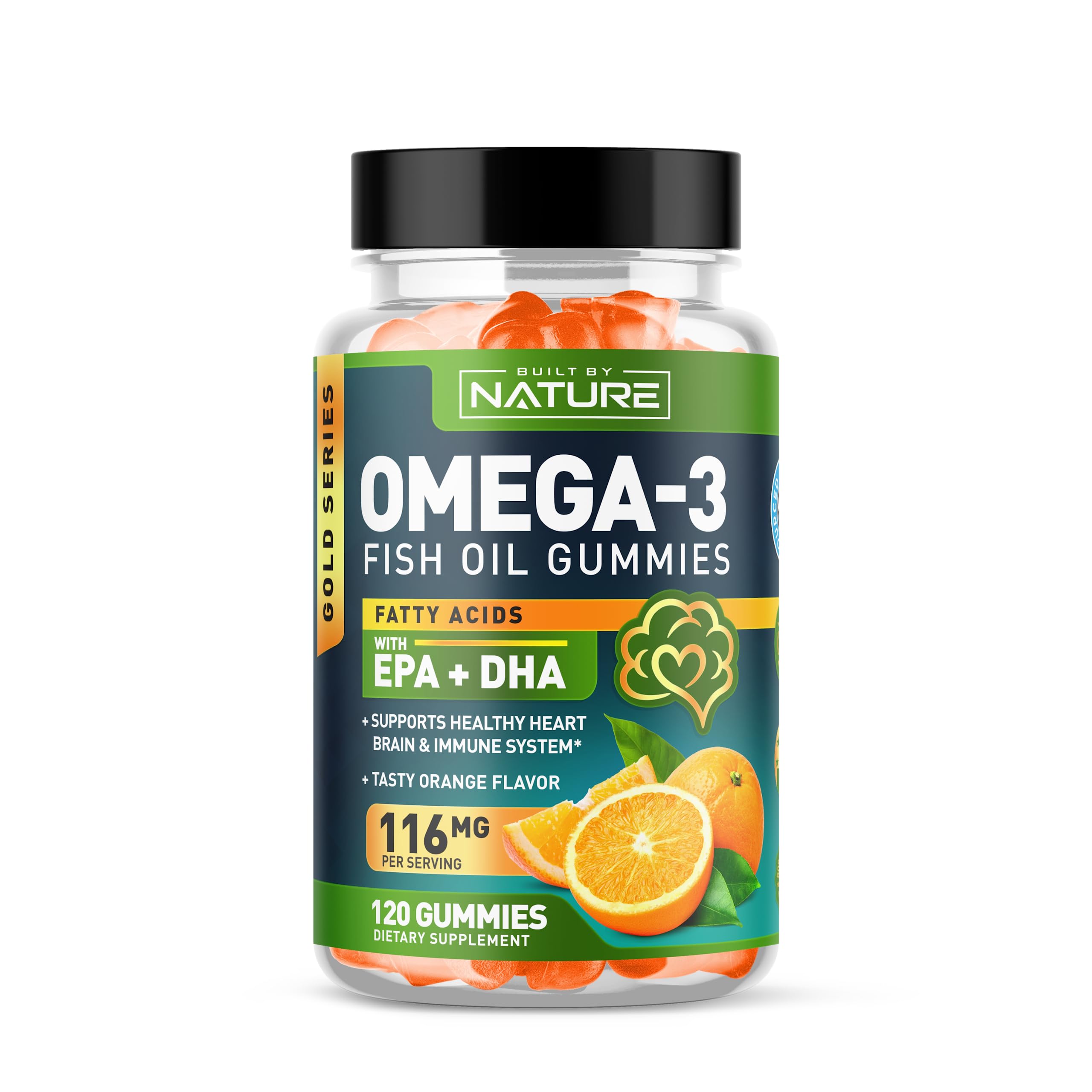 Foto 2 pulgar | Suplemento Built By Nature Omega 3 Gomitas 120u - Venta Internacional