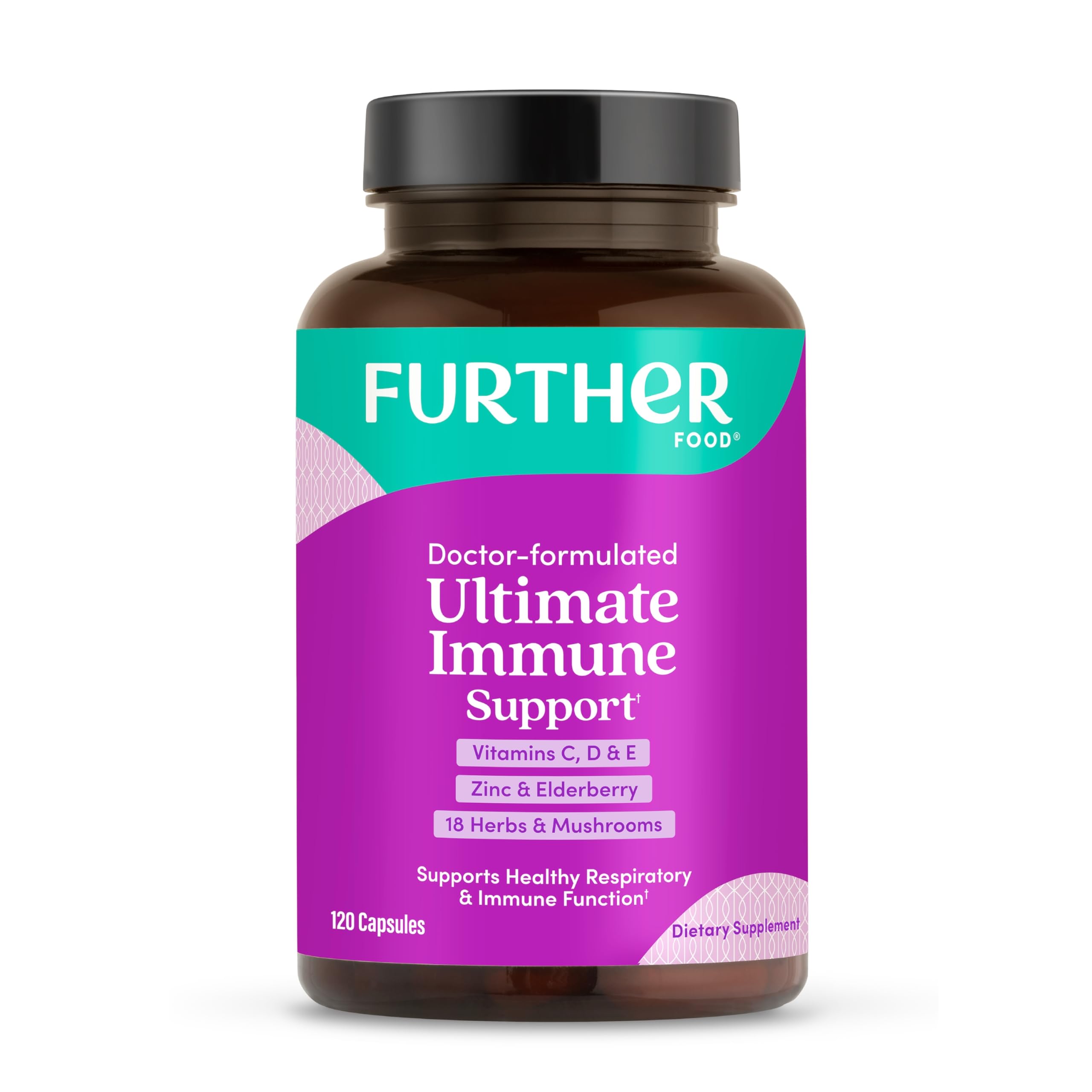 Foto 2 pulgar | Suplemento Further Food Ultimate Immune Support 120 Cápsulas - Venta Internacional.