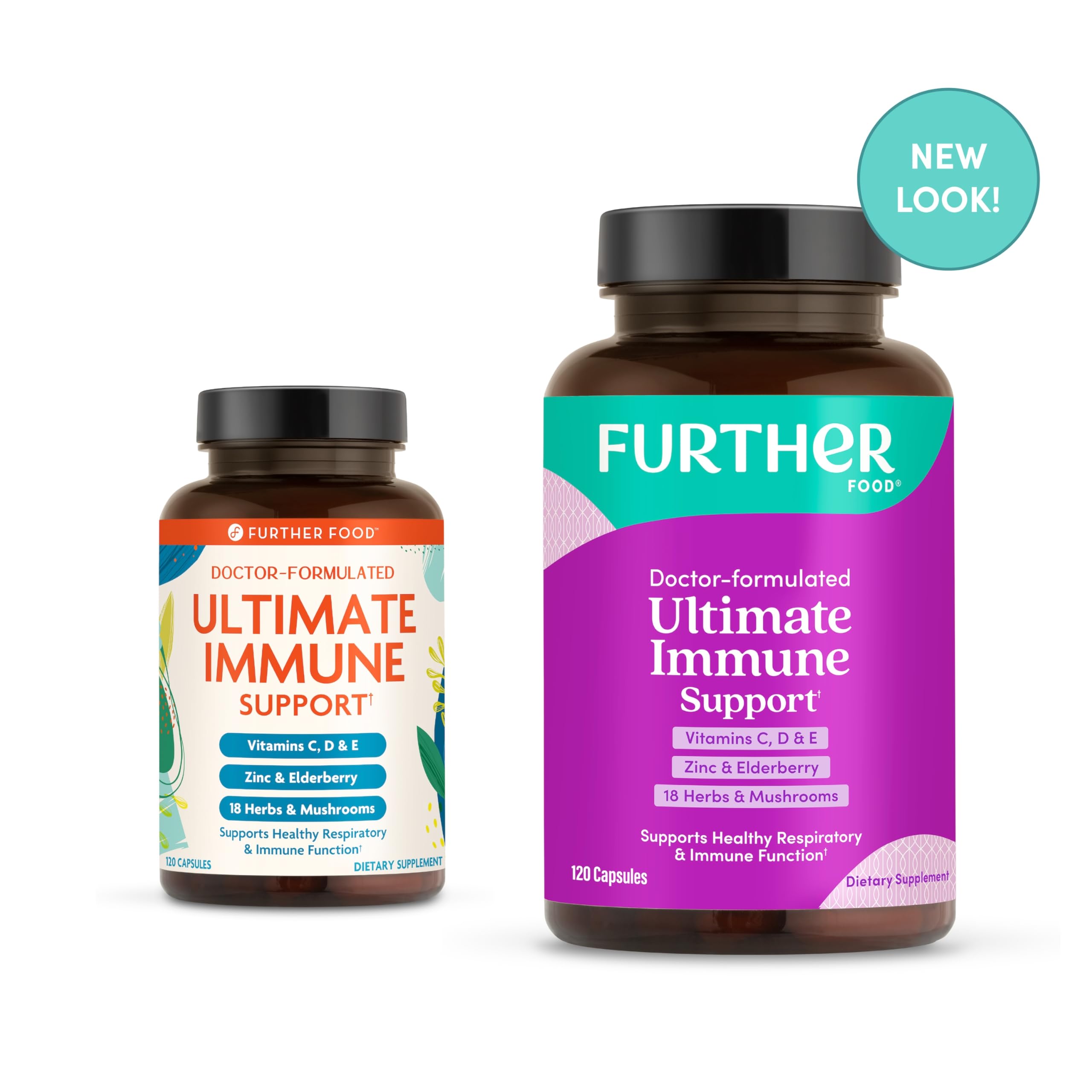 Foto 3 pulgar | Suplemento Further Food Ultimate Immune Support 120 Cápsulas - Venta Internacional.