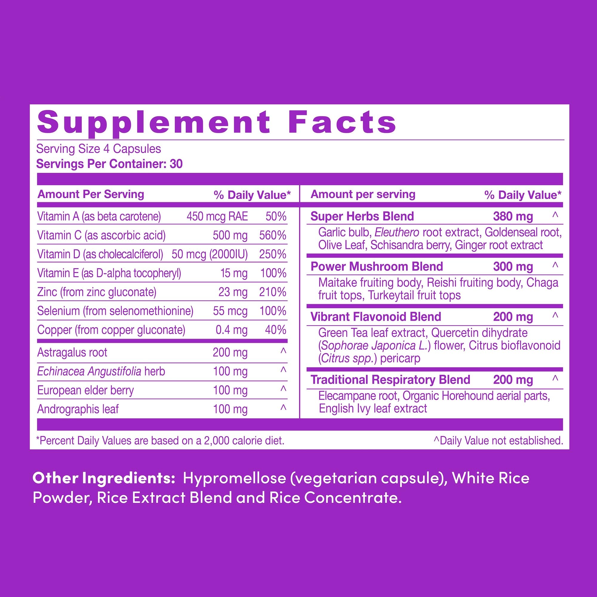 Foto 4 pulgar | Suplemento Further Food Ultimate Immune Support 120 Cápsulas - Venta Internacional.