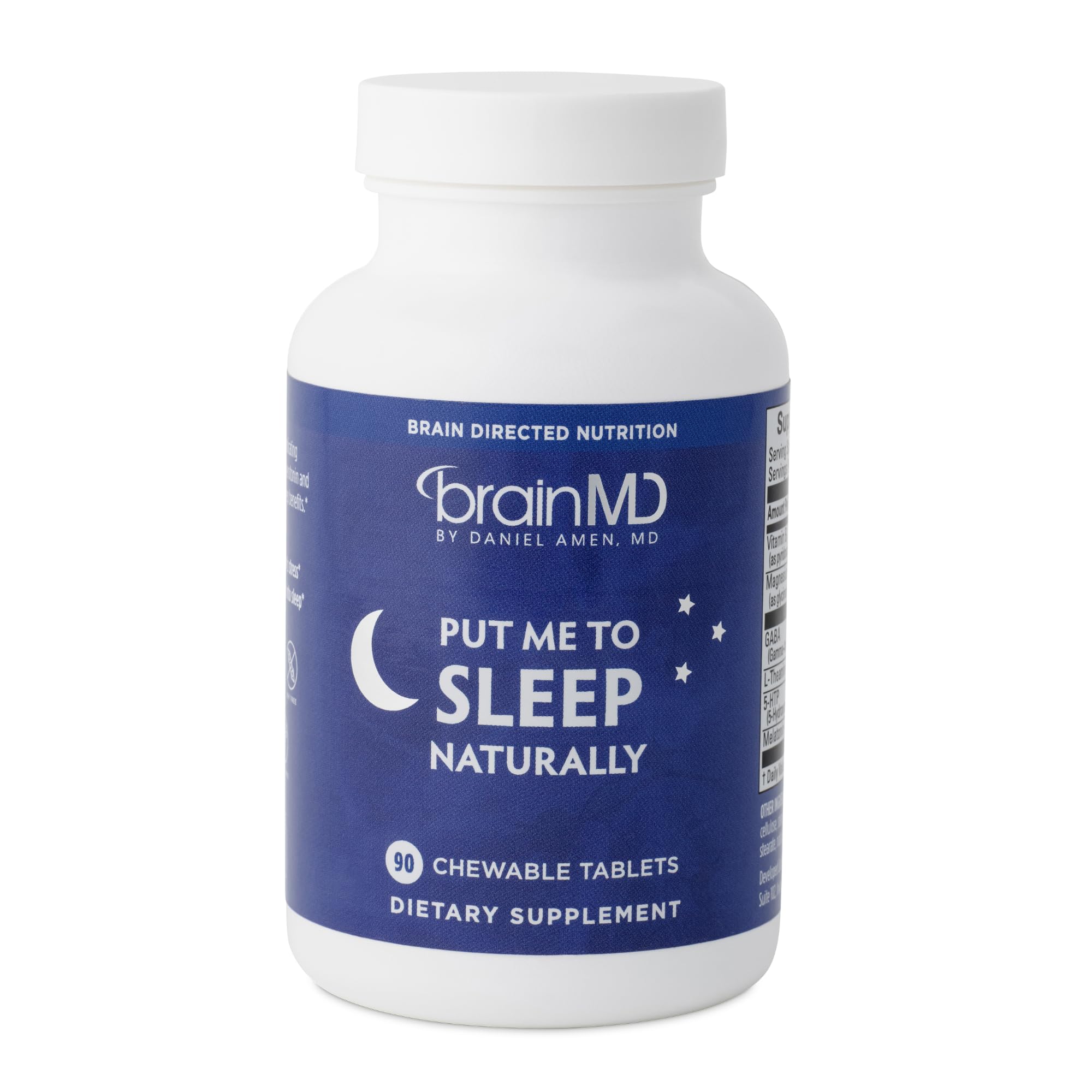 Foto 2 pulgar | Suplemento Brainmd Put Me To Sleep Naturally 90 Tabletas X2 - Venta Internacional.