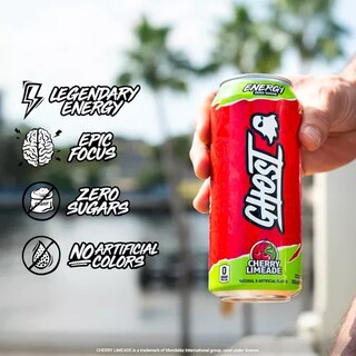 Foto 3 | Ghost Energy Bebida Energética 16 Onz 12 Pack Cherry Limeade