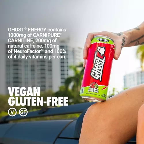 Foto 6 pulgar | Ghost Energy Bebida Energética 16 Onz 12 Pack Cherry Limeade