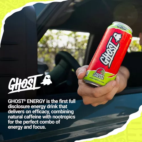 Foto 7 pulgar | Ghost Energy Bebida Energética 16 Onz 12 Pack Cherry Limeade