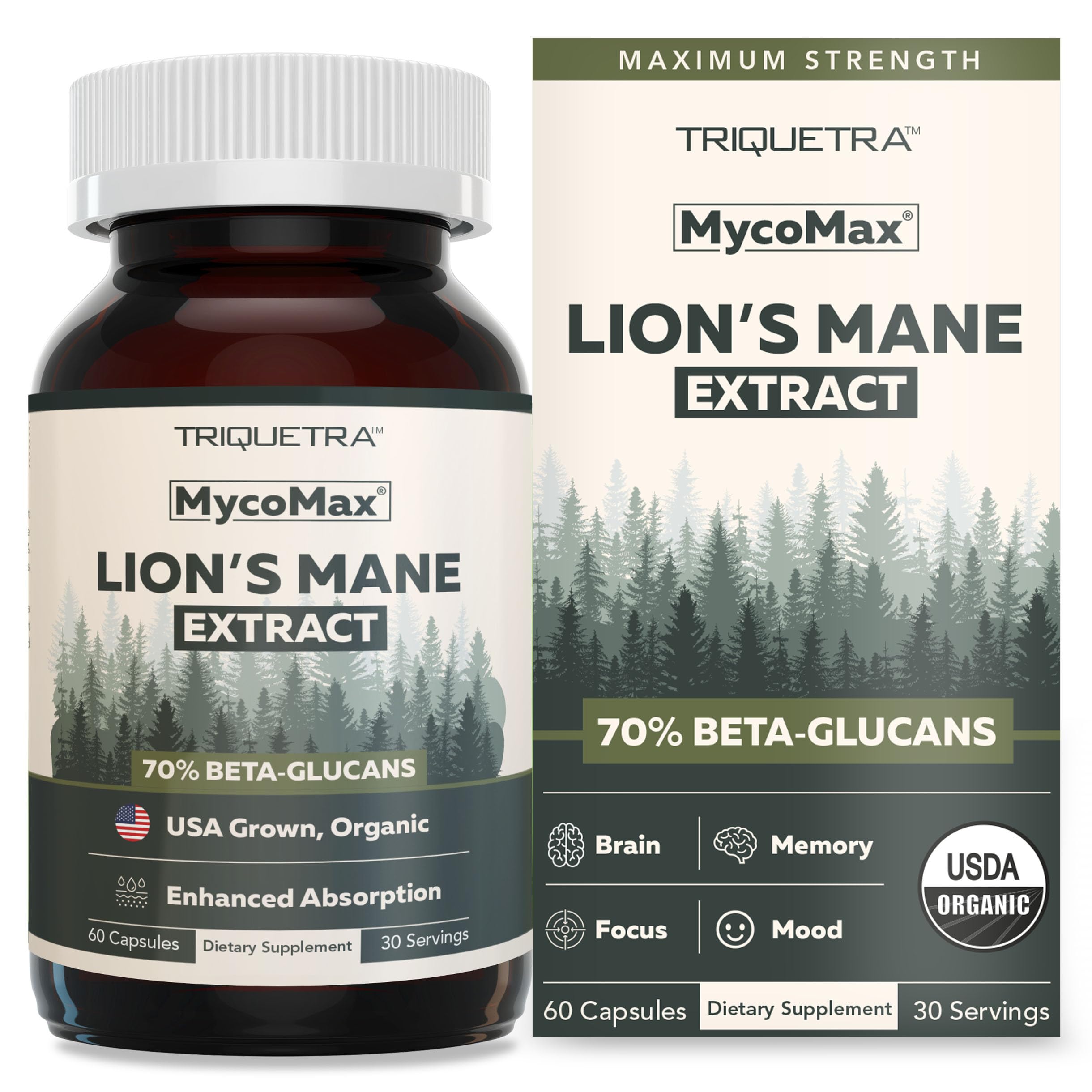 Foto 1 | Suplemento Triquetra Health Mycomax Lions Mane 500 Mg - Venta Internacional.