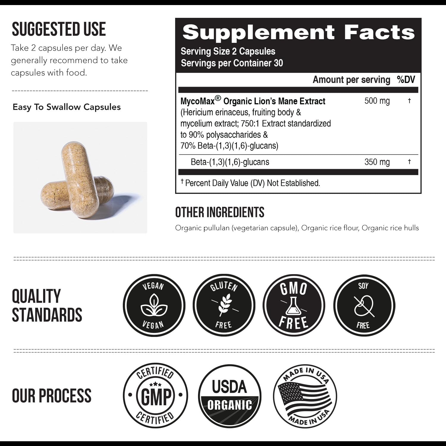 Foto 4 pulgar | Suplemento Triquetra Health Mycomax Lions Mane 500 Mg - Venta Internacional.