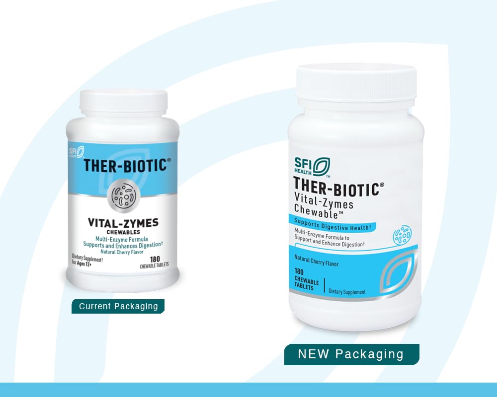 Foto 5 pulgar | Enzimas Digestivas Klaire Labs Sfi Health Vital-zymes 180 Chew - Venta Internacional.