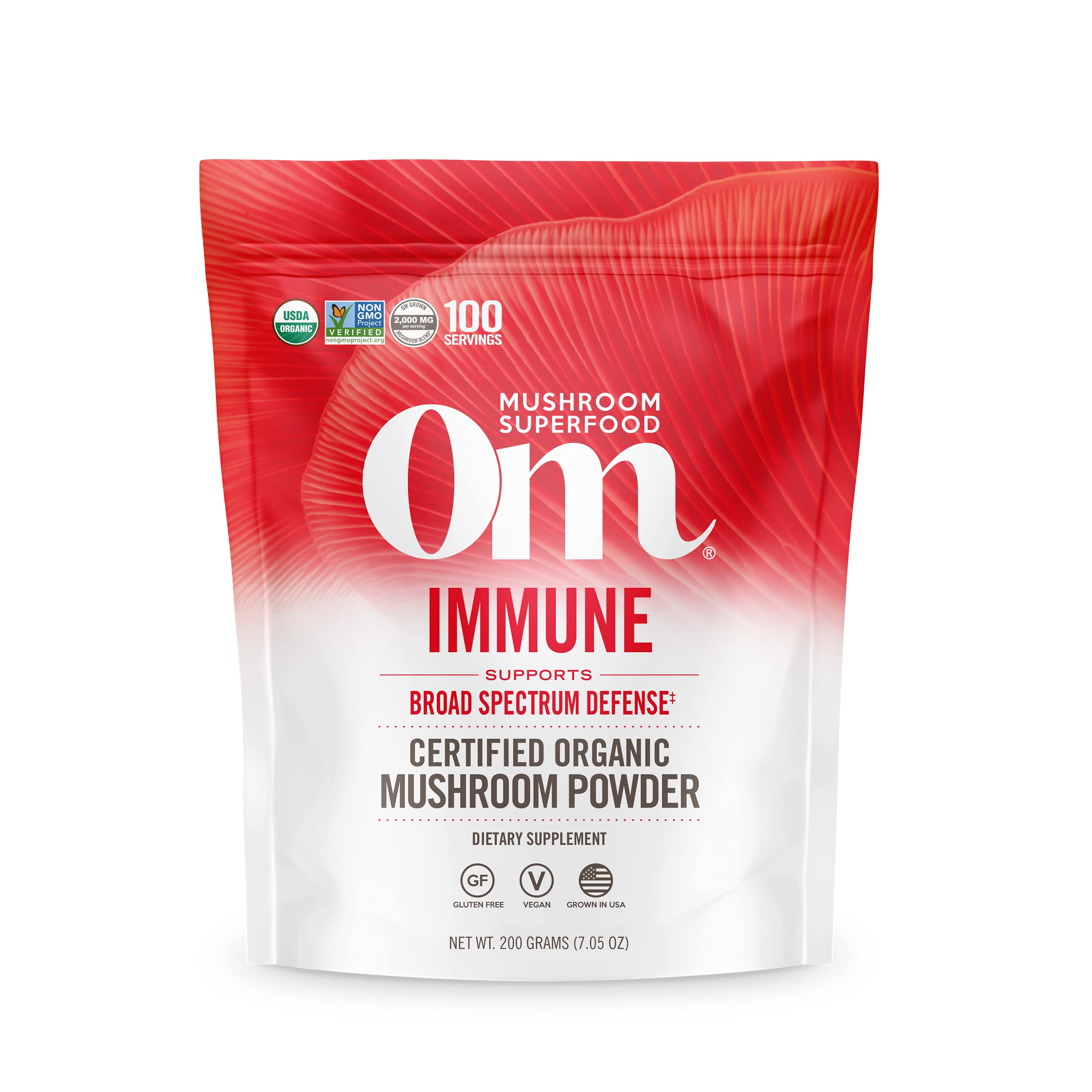 Foto 2 pulgar | Suplemento Om Mushroom Superfood Immune Blend 200 G - Venta Internacional.
