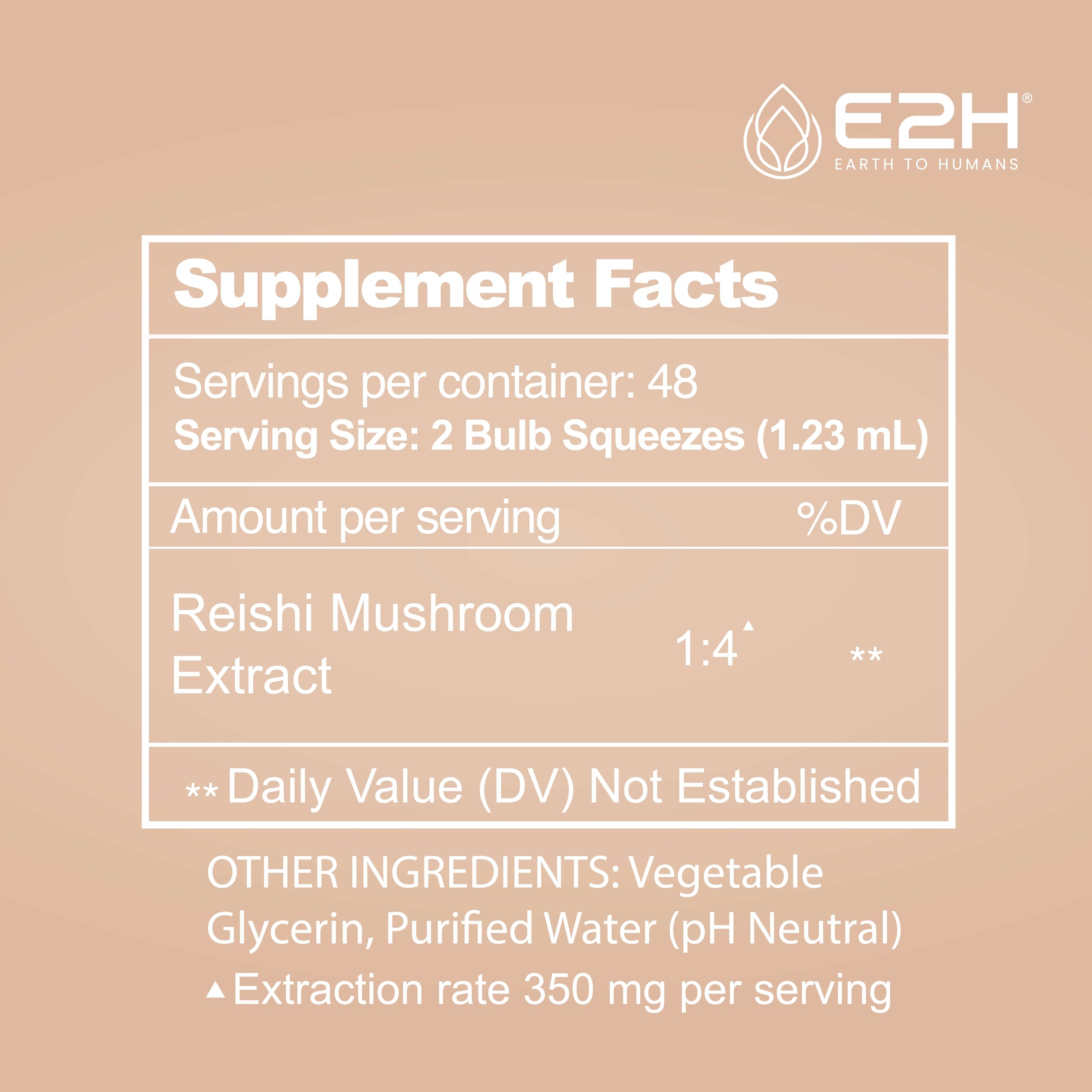 Foto 5 | Suplemento E2h De Extracto De Hongo Reishi De 60 Ml Que Promueve La Longevidad - Venta Internacional.