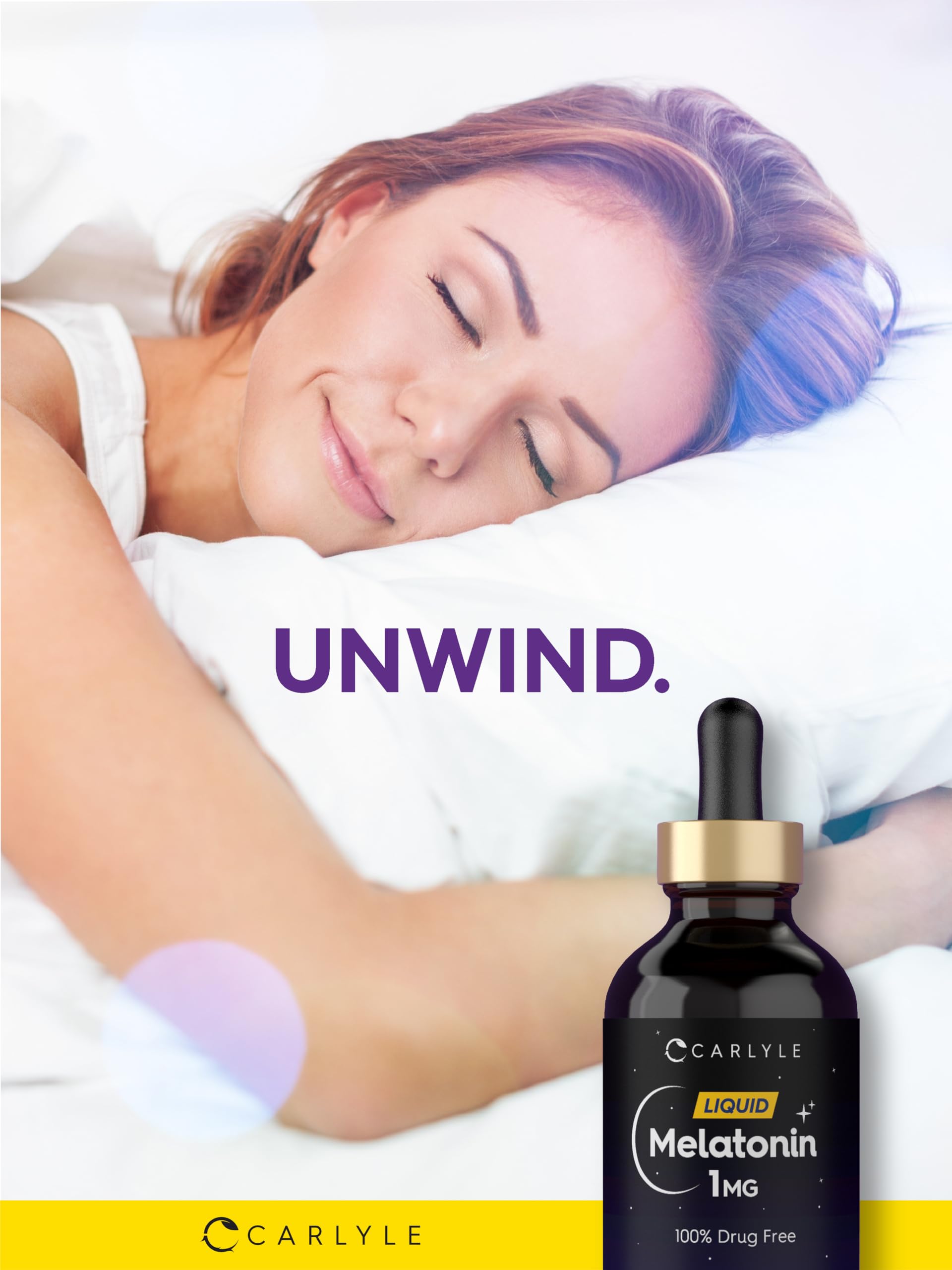 Foto 5 | Suplemento Líquido De Melatonina Carlyle, 1 Mg, 120 Ml, Bayas Naturales - Venta Internacional.