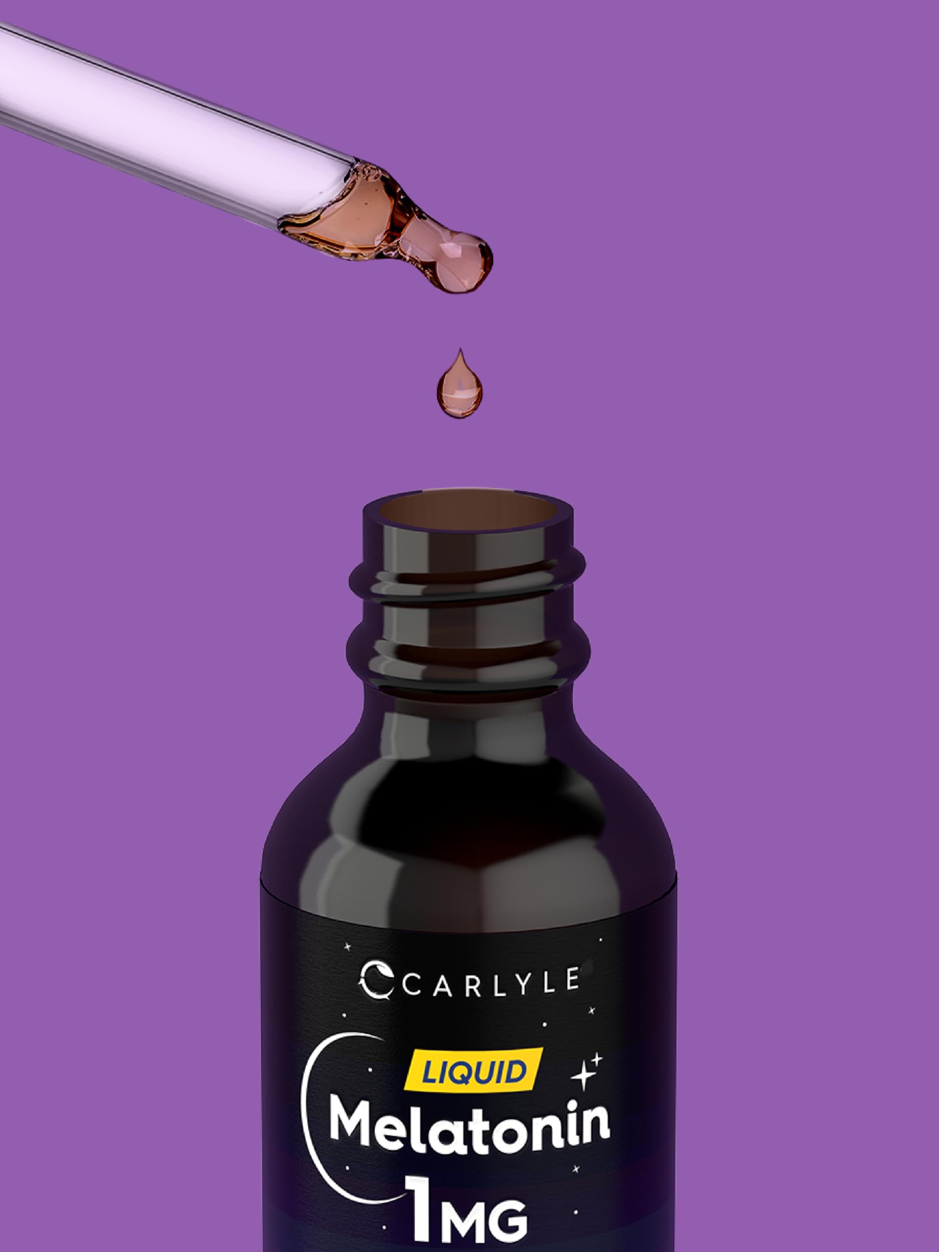 Foto 7 pulgar | Suplemento Líquido De Melatonina Carlyle, 1 Mg, 120 Ml, Bayas Naturales - Venta Internacional.