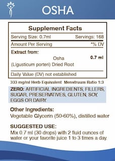 Foto 4 | Extracto De Hierbas Secrets Of The Tribe Osha Sin Alcohol, 120 Ml - Venta Internacional.