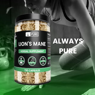 Foto 5 | Suplemento: Ingredientes Puros Y Originales Lion's Mane 730 Cápsulas - Venta Internacional.