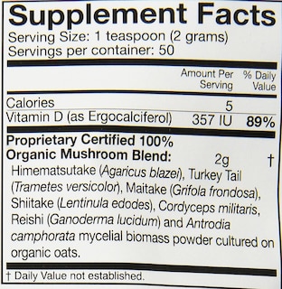Foto 4 | Suplemento Om Mushroom Superfood Immune Blend 100 G - Venta Internacional.