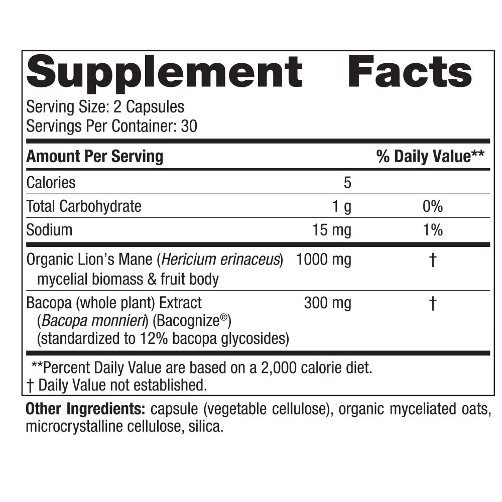 Foto 3 pulgar | Suplemento Nordic Naturals Cognition Mushroom Complex 60 Cápsulas - Venta Internacional.