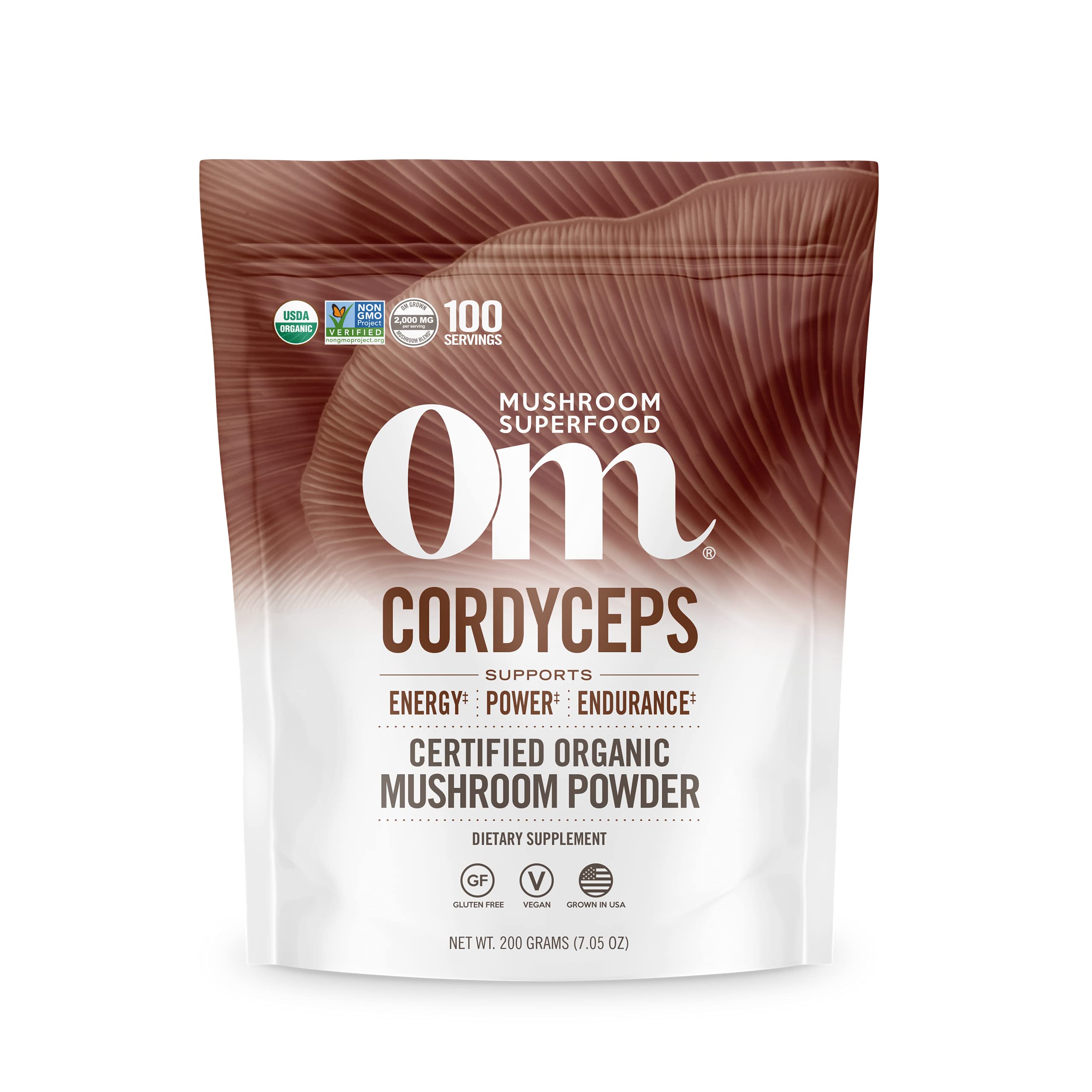 Foto 2 pulgar | Suplemento Superalimenticio Om Mushroom Cordyceps 200 G/100 Porciones - Venta Internacional.
