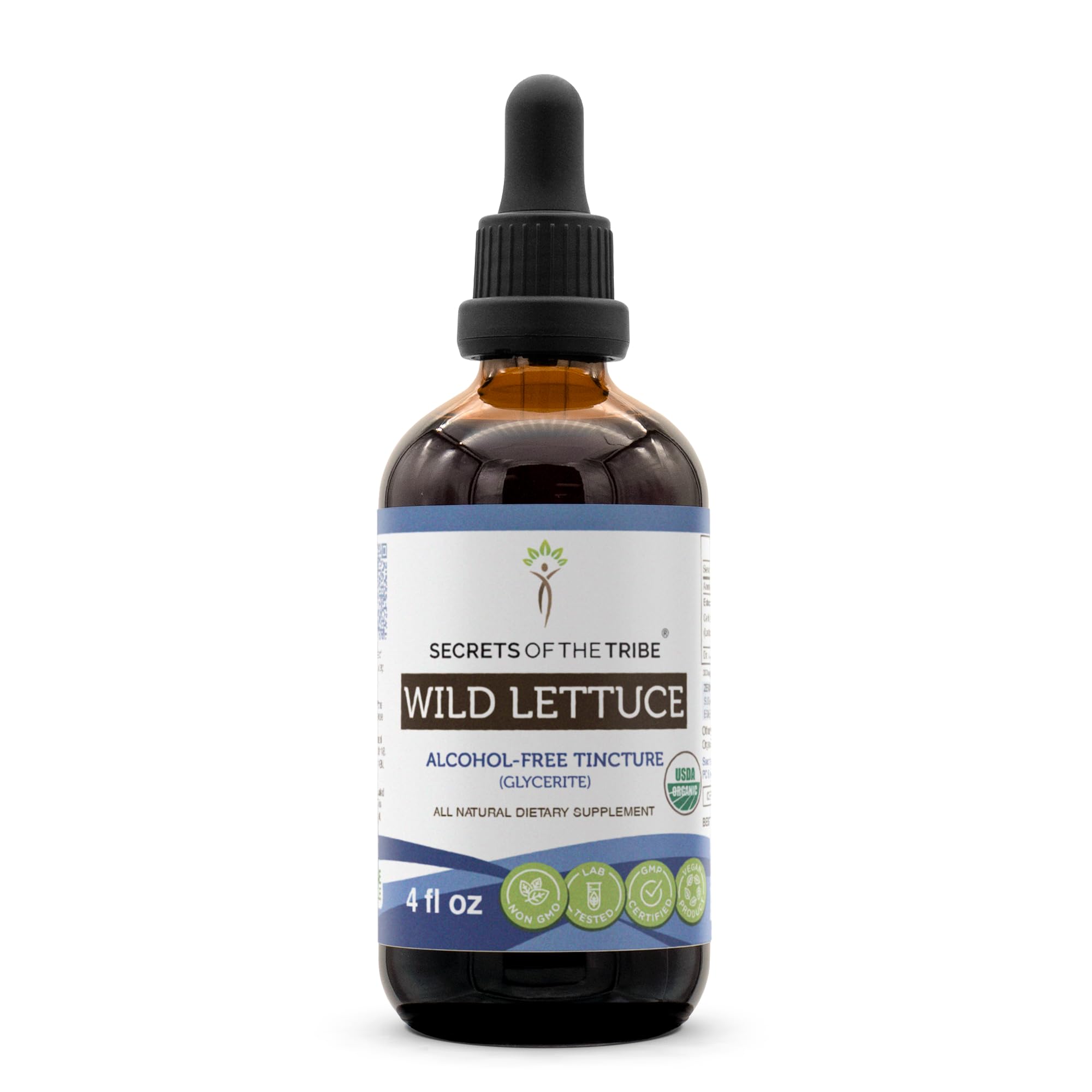 Foto 2 pulgar | Lechuga Silvestre Tincture Secrets Of The Tribe, 120 Ml, Sin Alcohol - Venta Internacional.