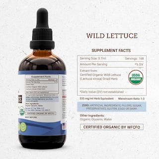 Foto 4 | Lechuga Silvestre Tincture Secrets Of The Tribe, 120 Ml, Sin Alcohol - Venta Internacional.