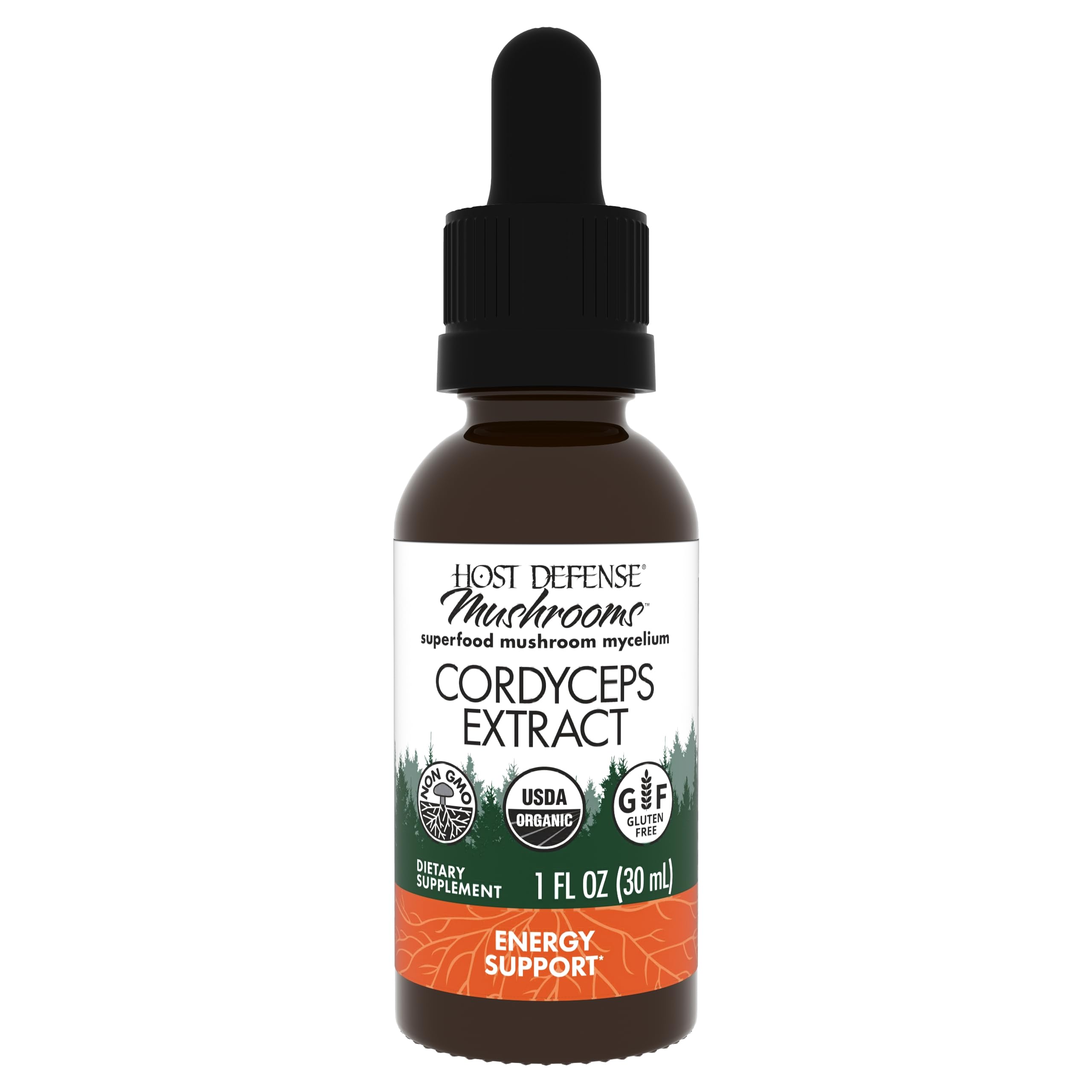 Foto 2 pulgar | Suplemento De Extracto De Cordyceps Host Defense 30 Ml - Venta Internacional.
