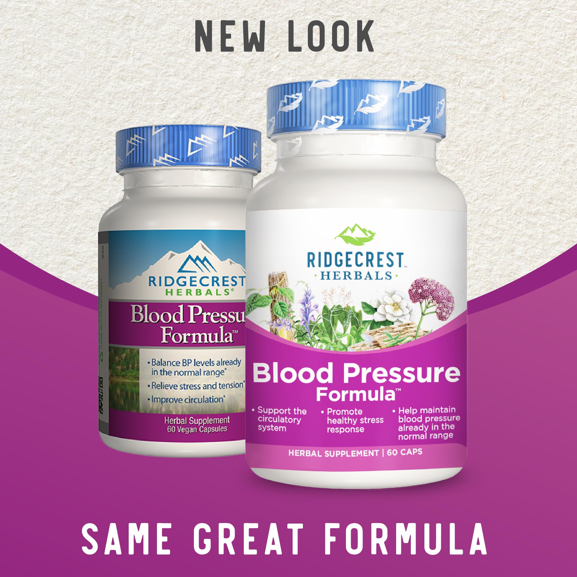 Foto 6 pulgar | Suplemento Ridgecrest Herbals Blood Pressure 60 Comprimidos - Venta Internacional.
