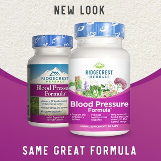Foto 5 | Suplemento Ridgecrest Herbals Blood Pressure 60 Comprimidos - Venta Internacional.