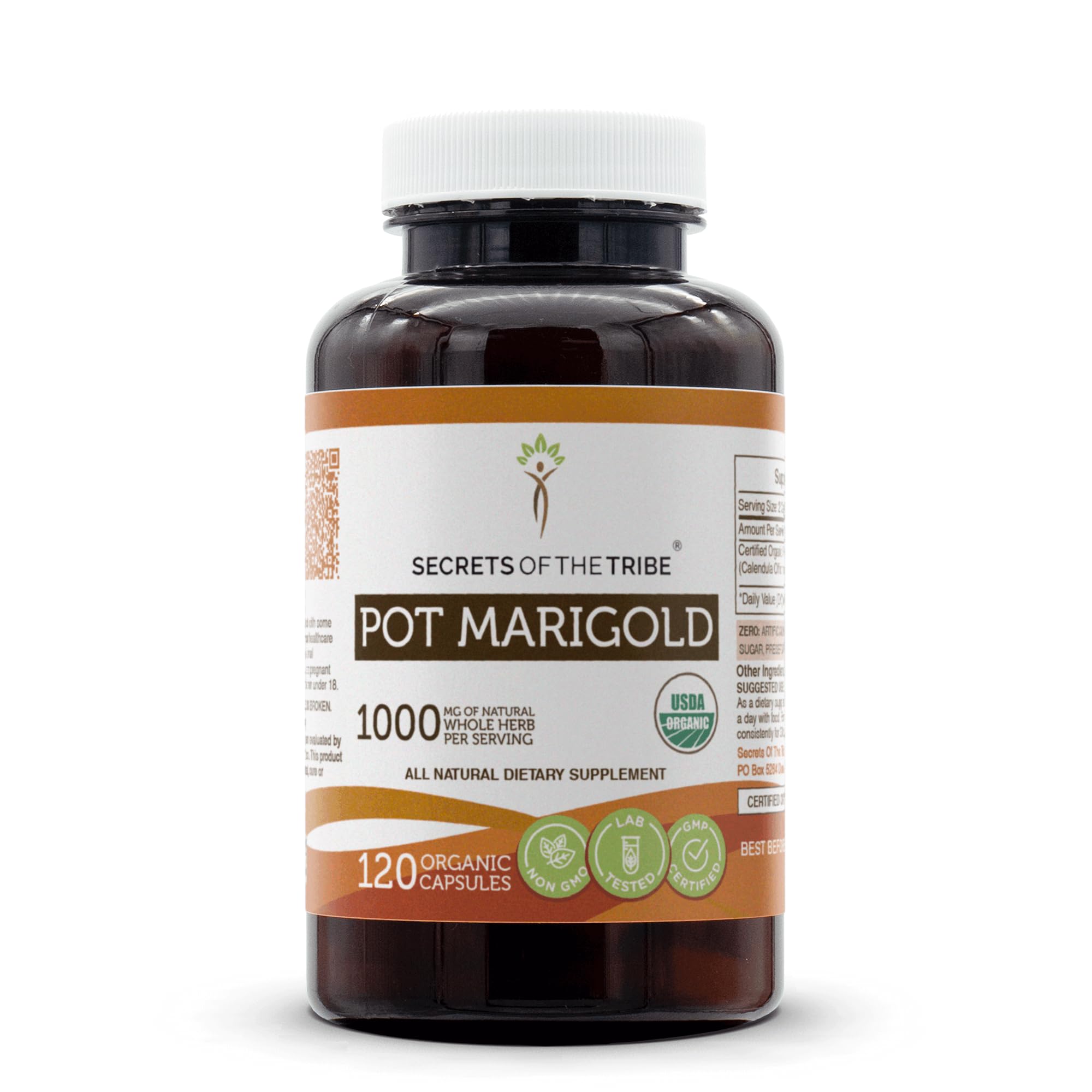 Foto 1 | Suplemento Secrets Of The Tribe Pot Marigold 120 Cápsulas - Venta Internacional.