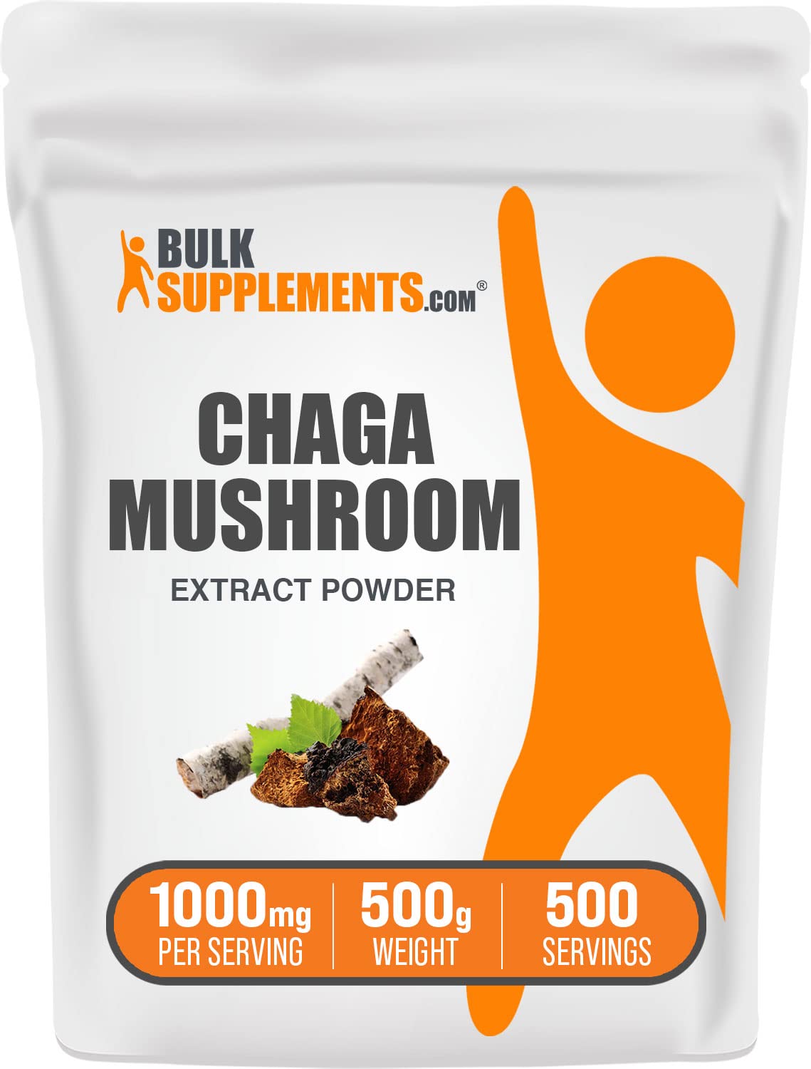 Foto 2 pulgar | Suplemento Bulksupplements.com Extracto De Hongo Chaga 500 G - Venta Internacional.