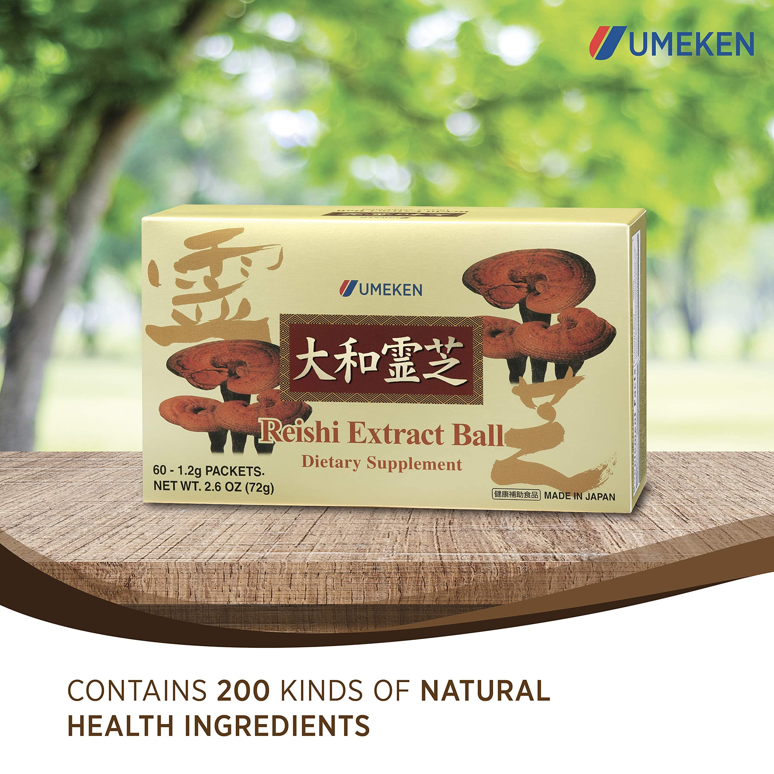 Foto 6 | Suplemento: Bolas De Extracto De Hongos Reishi Umeken, 60 Paquetes - Venta Internacional.