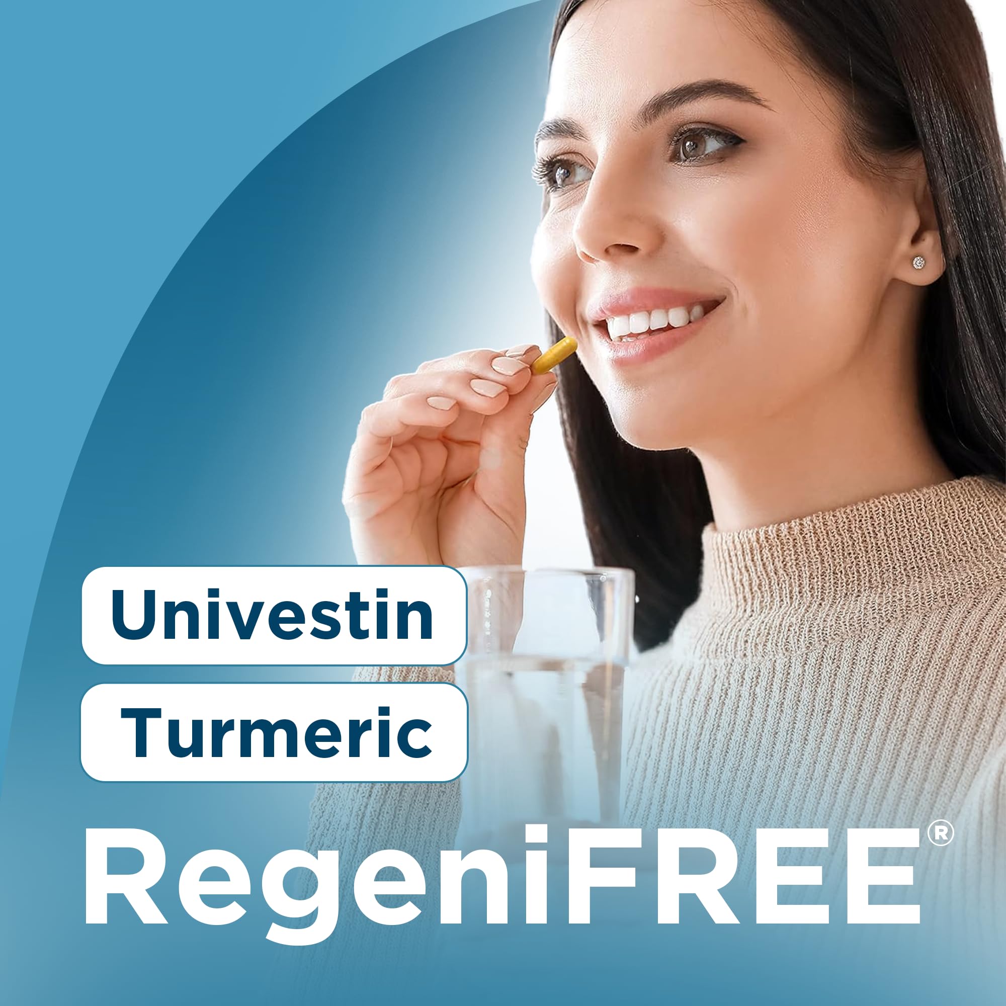 Foto 6 pulgar | Suplemento Para Articulaciones Univera Regenifree Turmeric 60 Cápsulas - Venta Internacional.