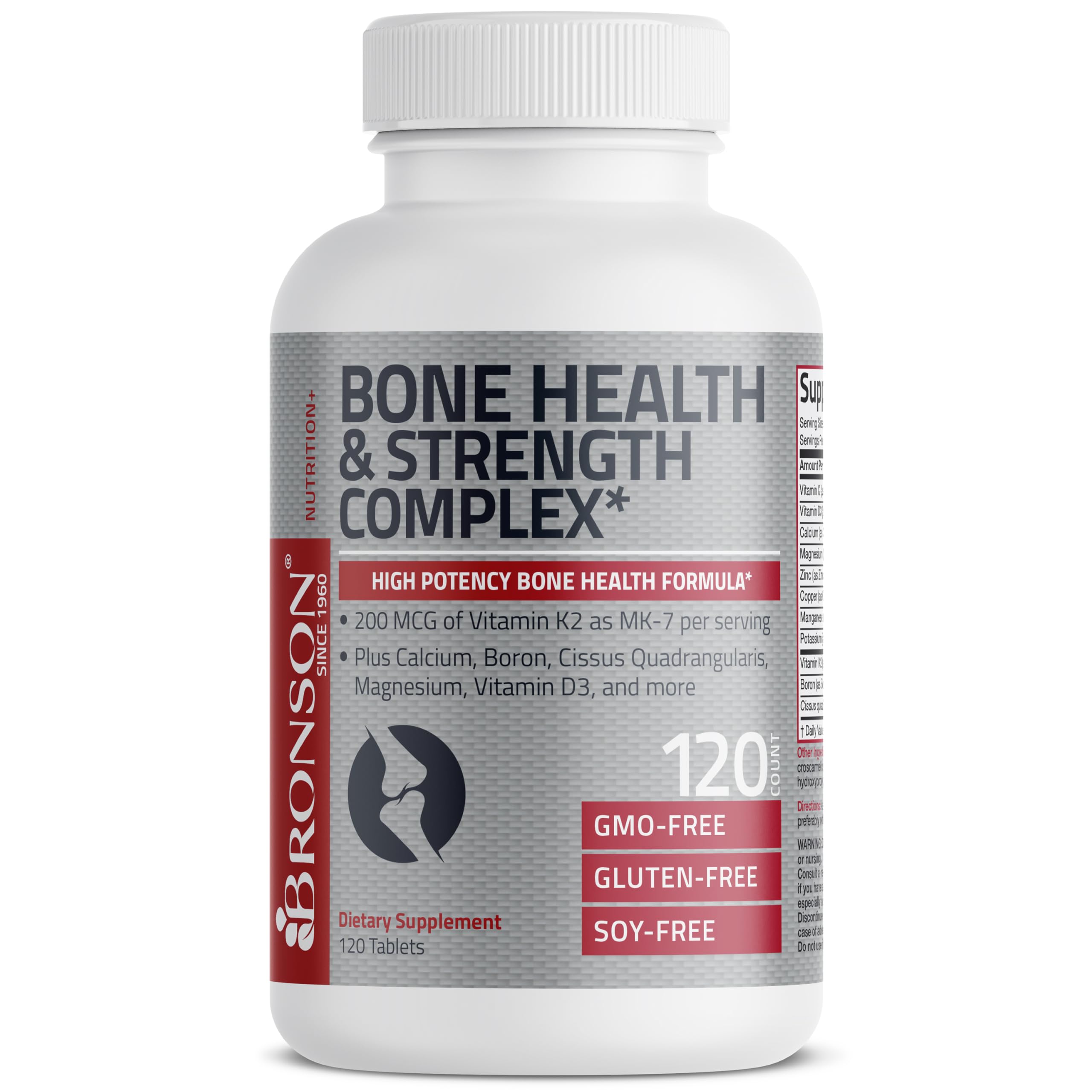 Foto 1 | Suplemento Bronson Bone Health & Strength Complex 120 Comprimidos - Venta Internacional.