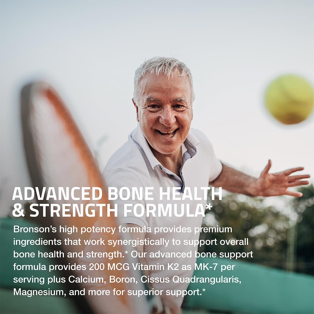 Foto 4 pulgar | Suplemento Bronson Bone Health & Strength Complex 120 Comprimidos - Venta Internacional.