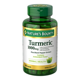 Foto 1 | Suplemento Nature's Bounty Turmeric 1000 Mg 60 Cápsulas - Venta Internacional.