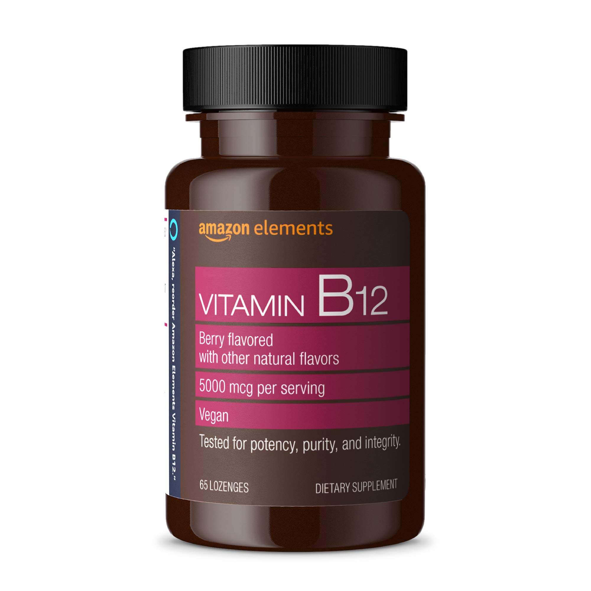 Foto 2 pulgar | Suplemento Amazon Elements De Vitamina B12 Y Metilcobalamina 5000 Mcg - Venta Internacional.