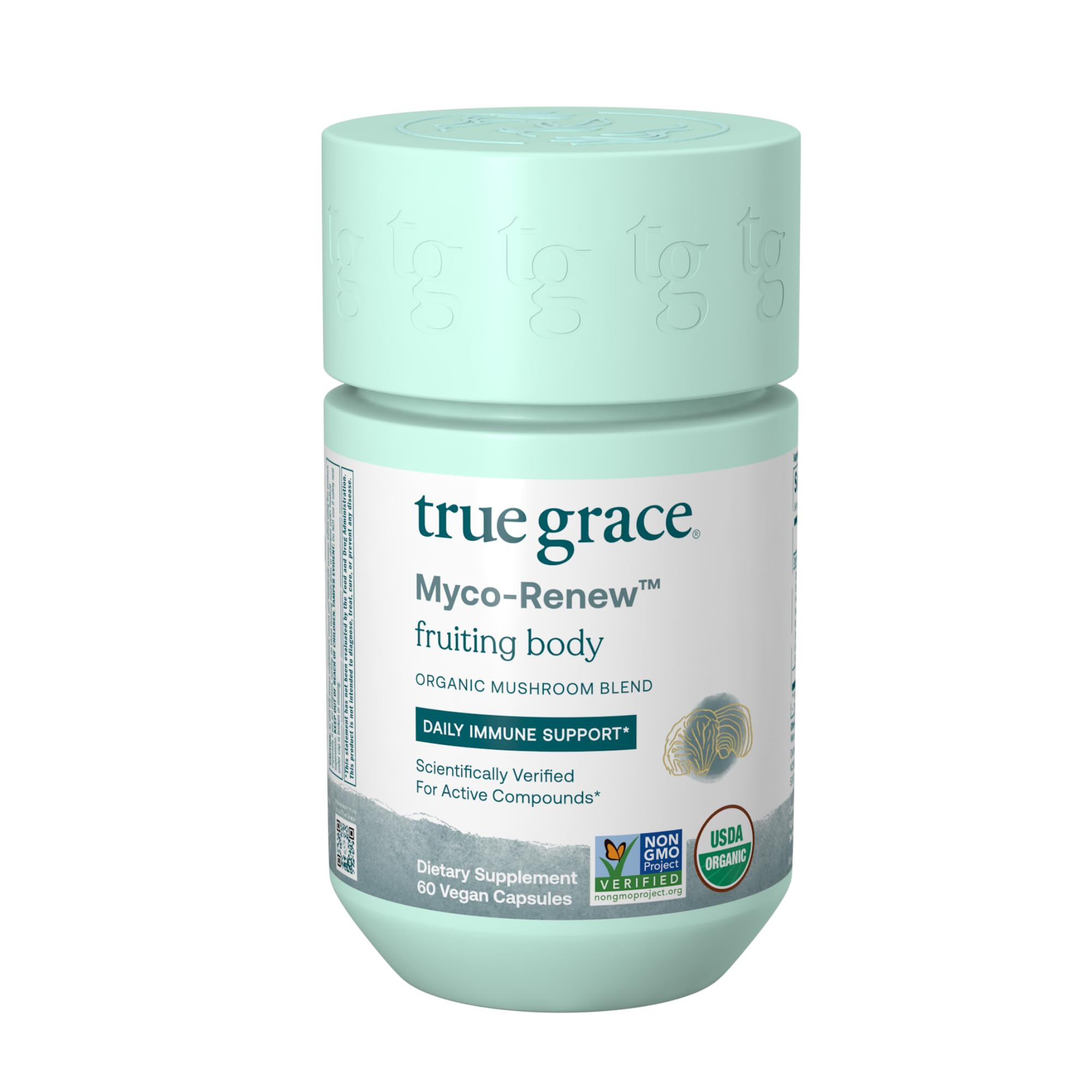 Foto 2 pulgar | Suplemento True Grace Mushroom Myco-renew Blend 60 Cápsulas - Venta Internacional.