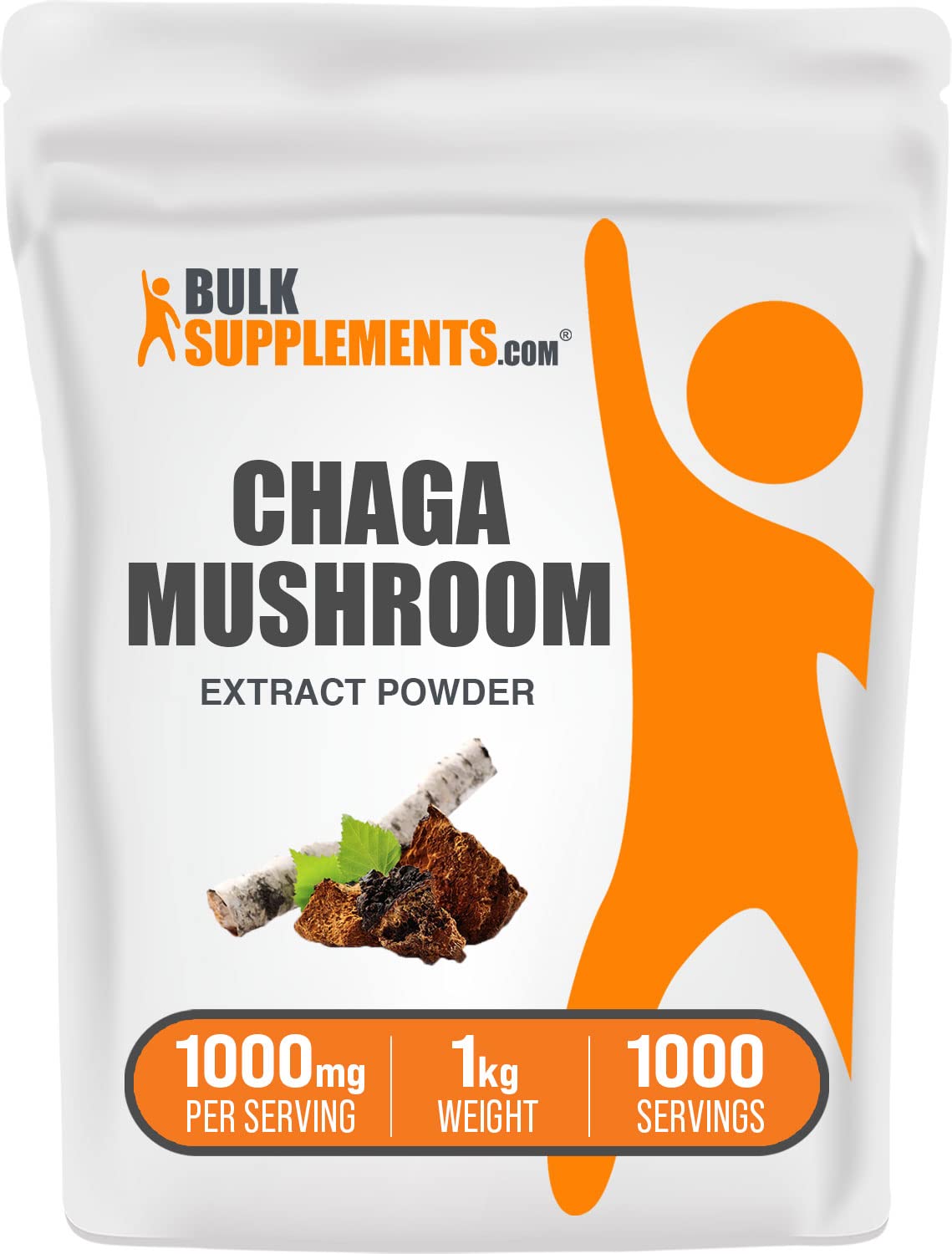 Foto 2 pulgar | Suplemento Bulksupplements.com Extracto De Hongo Chaga, 1 Kg - Venta Internacional.