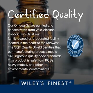 Foto 6 | Suplemento Wiley's Finest Wild Fish Oil Peak Dha 60 Cápsulas Blandas - Venta Internacional.