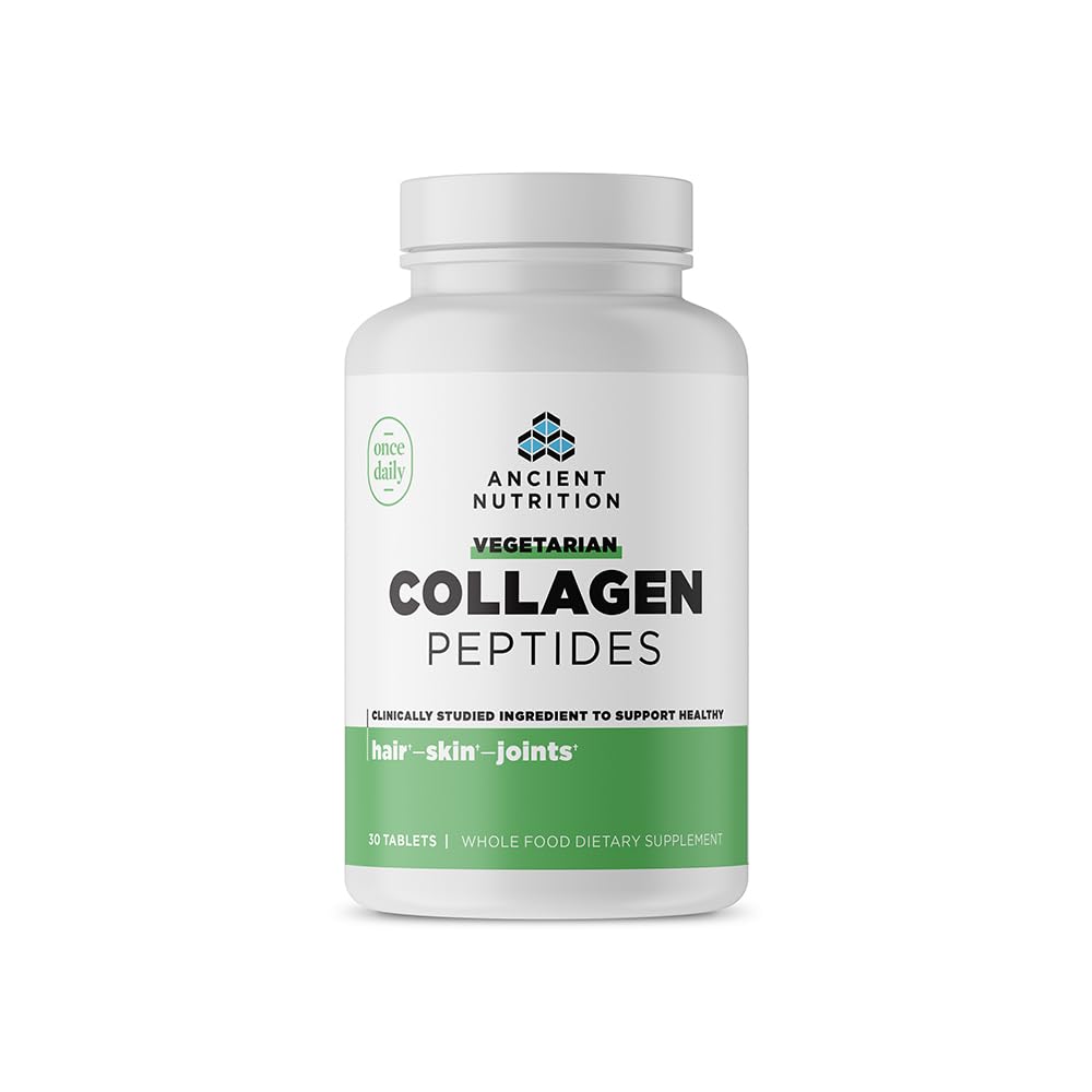Foto 2 pulgar | Suplemento De Péptidos De Colágeno Vegetarianos De Ancient Nutrition 30 Comprimidos - Venta Internacional