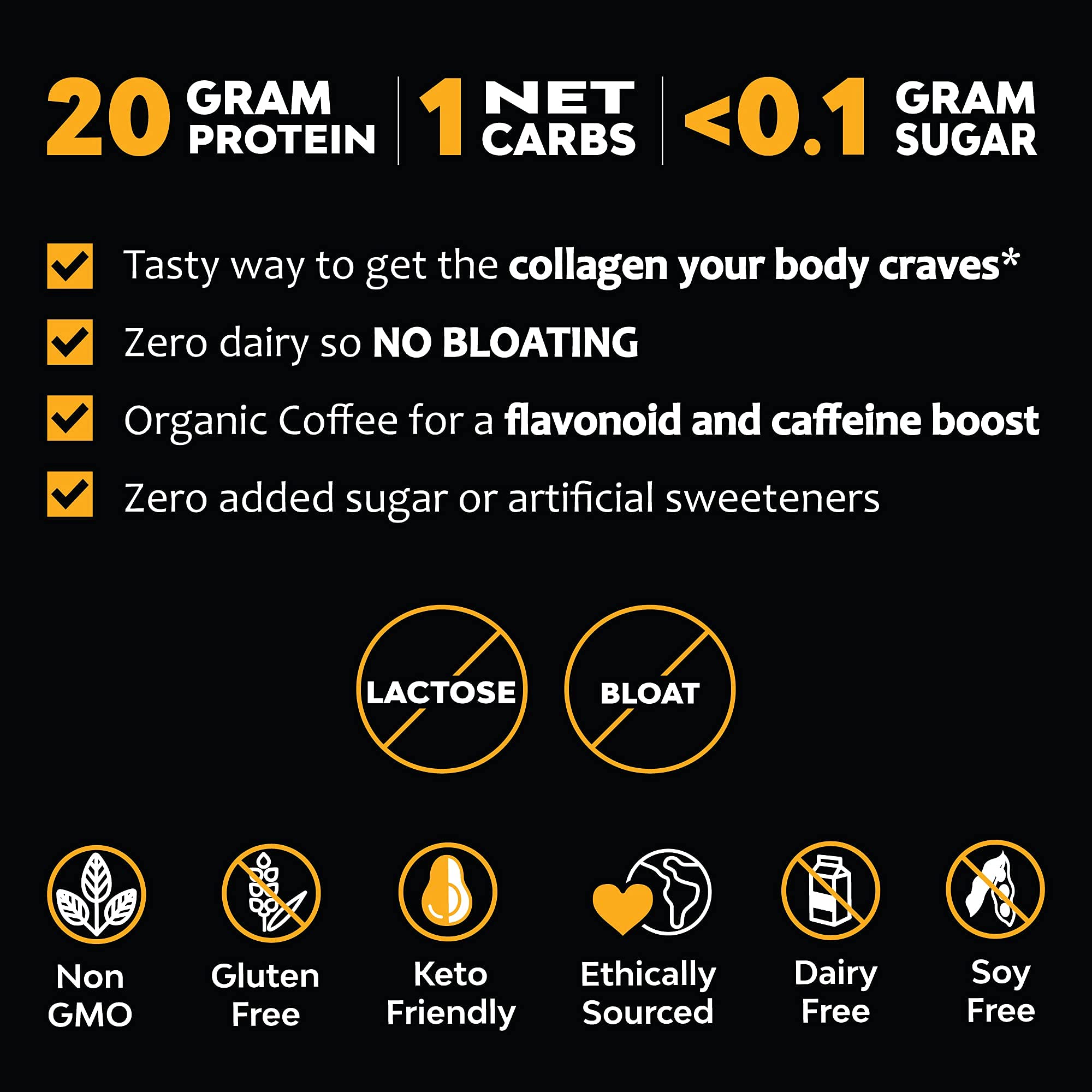 Foto 5 | Café Con Alto Contenido De Colágeno, Café Con Caléndula Y Moca Latte, 454 G - Venta Internacional.