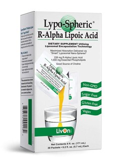 Foto 1 | Suplemento de Ácido Lipoico R-Alfa Lipoico Liposférico de LivOn Laboratories - Venta Internacional