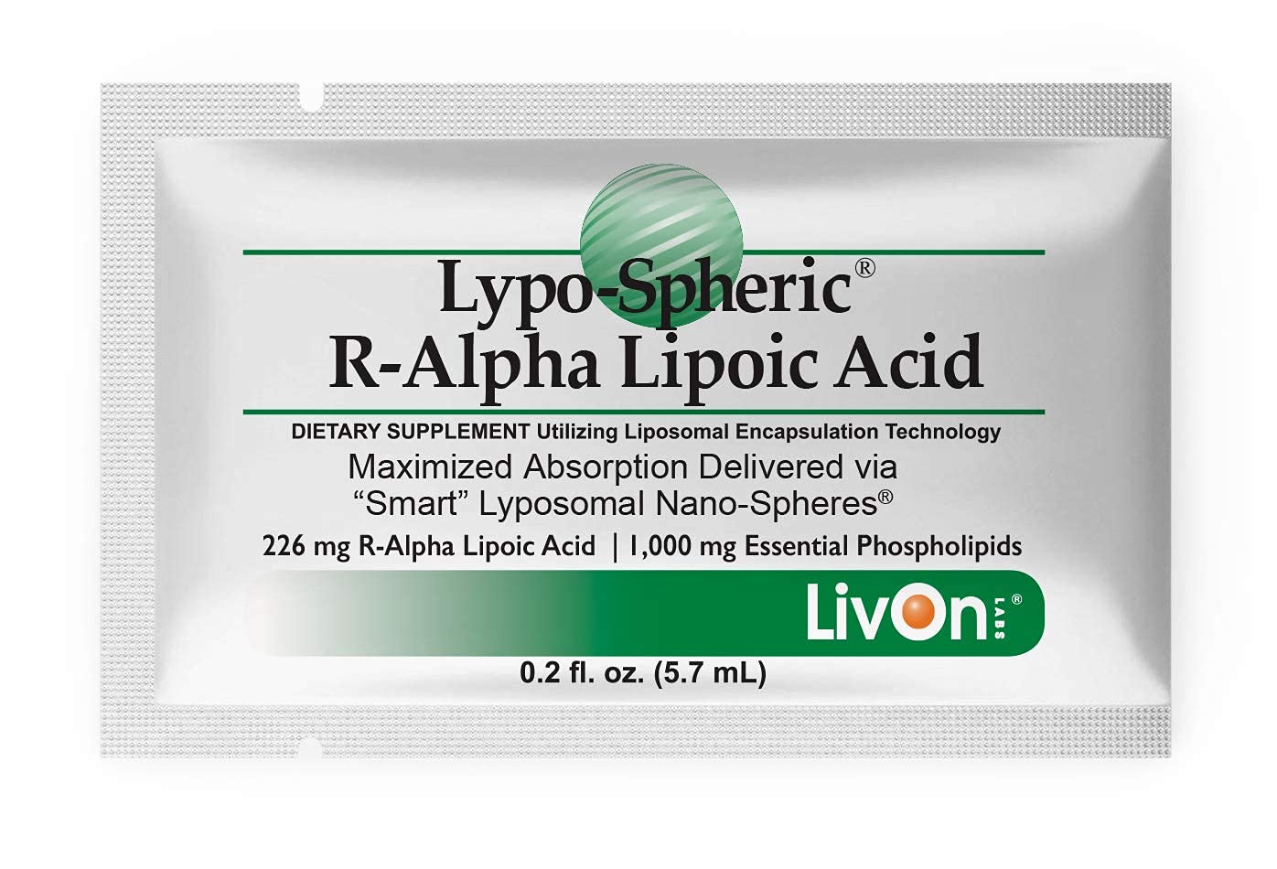 Foto 4 | Suplemento de Ácido Lipoico R-Alfa Lipoico Liposférico de LivOn Laboratories - Venta Internacional