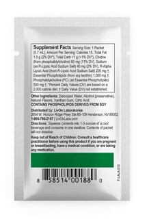 Foto 5 | Suplemento de Ácido Lipoico R-Alfa Lipoico Liposférico de LivOn Laboratories - Venta Internacional