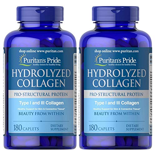 Foto 2 pulgar | Suplemento Colágeno Hidrolizado Puritan's Pride 1000 Mg 180 Cápsulas 2 Piezas - Venta Internacional