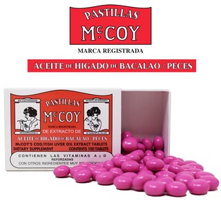 Foto 6 | Suplemento de Extracto de Aceite De Hígado de Bacalao o Pescado de McCoy 2 Cajas con 100 Comprimidos C/U - Venta