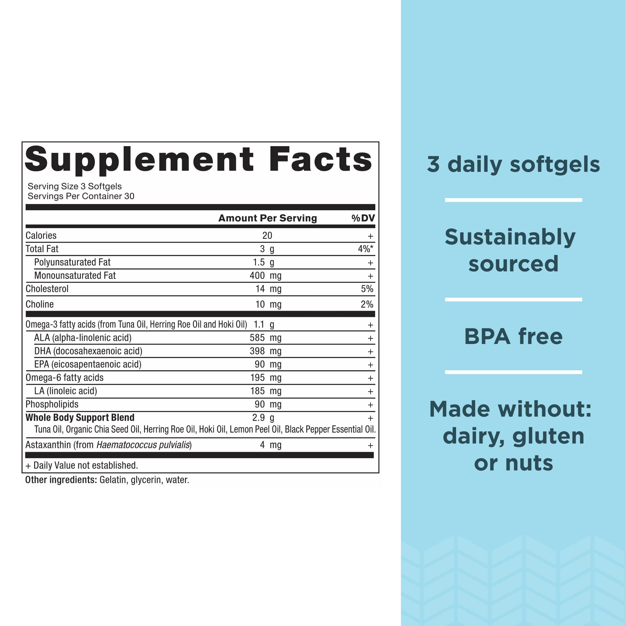 Foto 3 pulgar | Suplemento Ancient Nutrition Ancient Omegas 90 Cápsulas - Venta Internacional