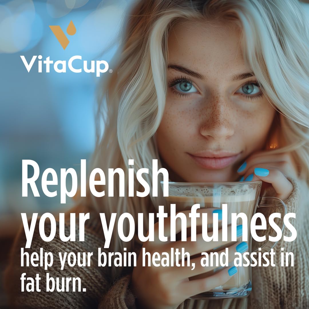 Foto 3 pulgar | Crema de Café VitaCup Keto + Collagen Vanilla 2 Bolsas de 284 g C/U - Venta Internacional