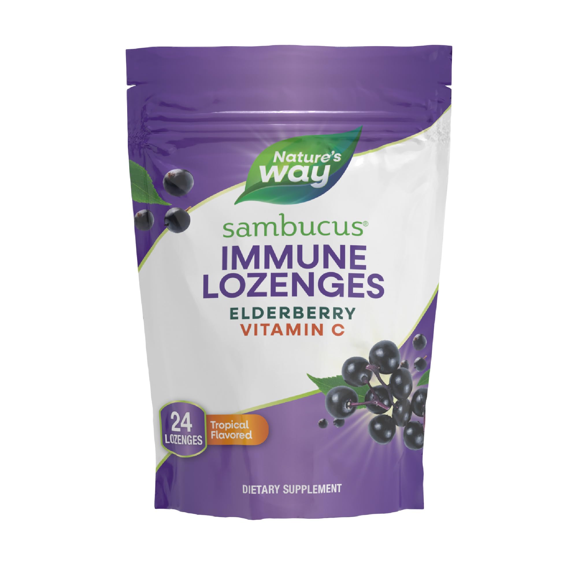 Foto 1 | Pastillas de Saúco Nature's Way Sambucus 24 con Sabor Tropical - Venta Internacional