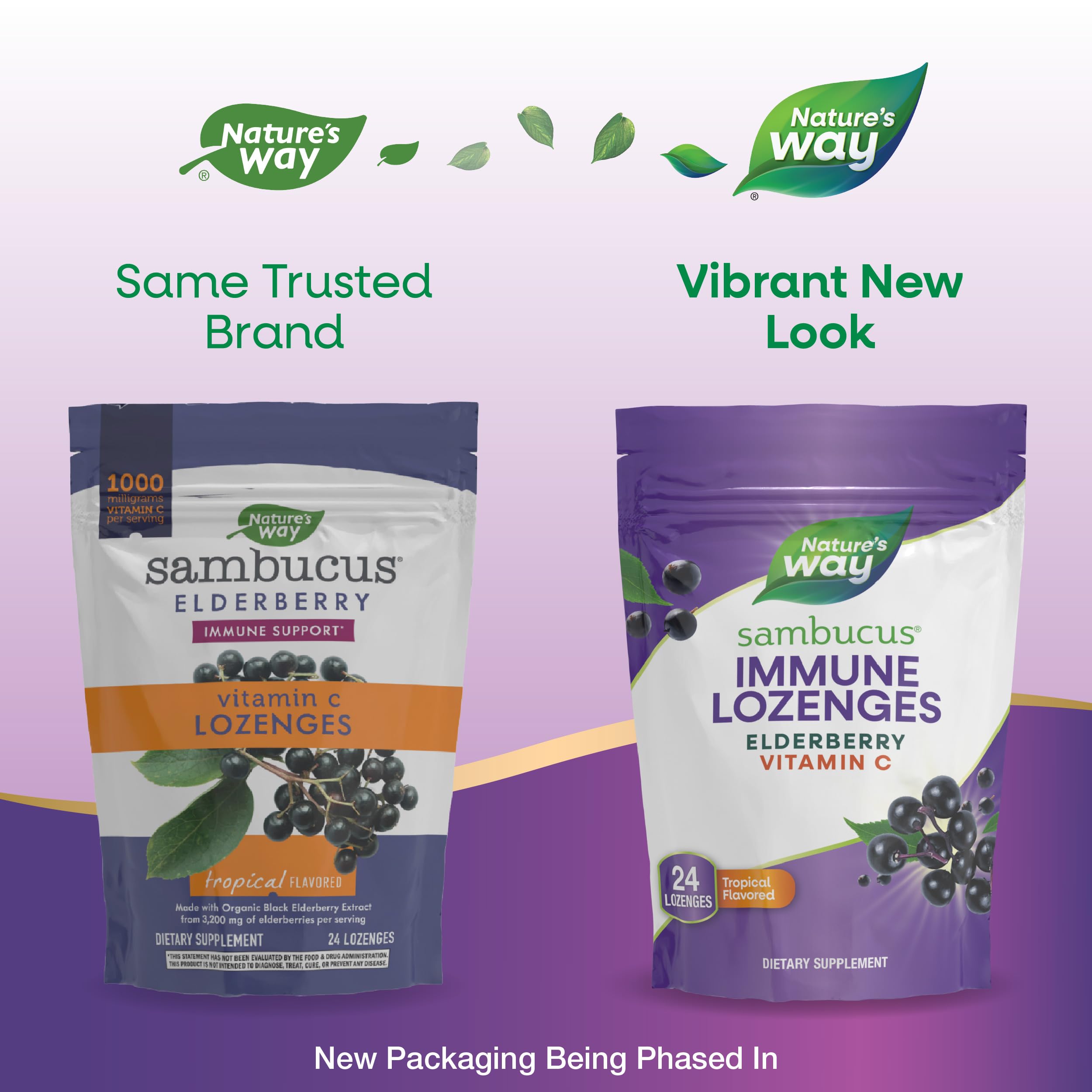 Foto 4 pulgar | Pastillas de Saúco Nature's Way Sambucus 24 con Sabor Tropical - Venta Internacional